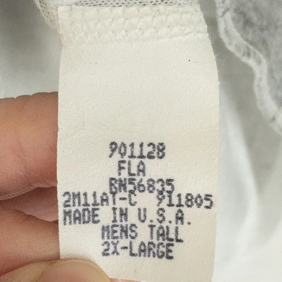 Cabela's Polartec Base Layer Shirt Mens Size 2XL Tall Gray Long Sleeve USA - Picture 9 of 9
